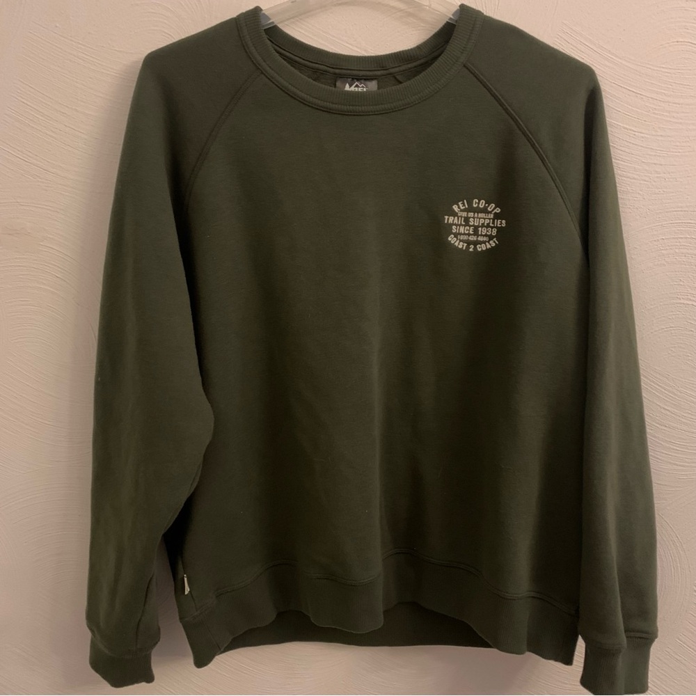 REI Green Sweatshirt Men's NWOT